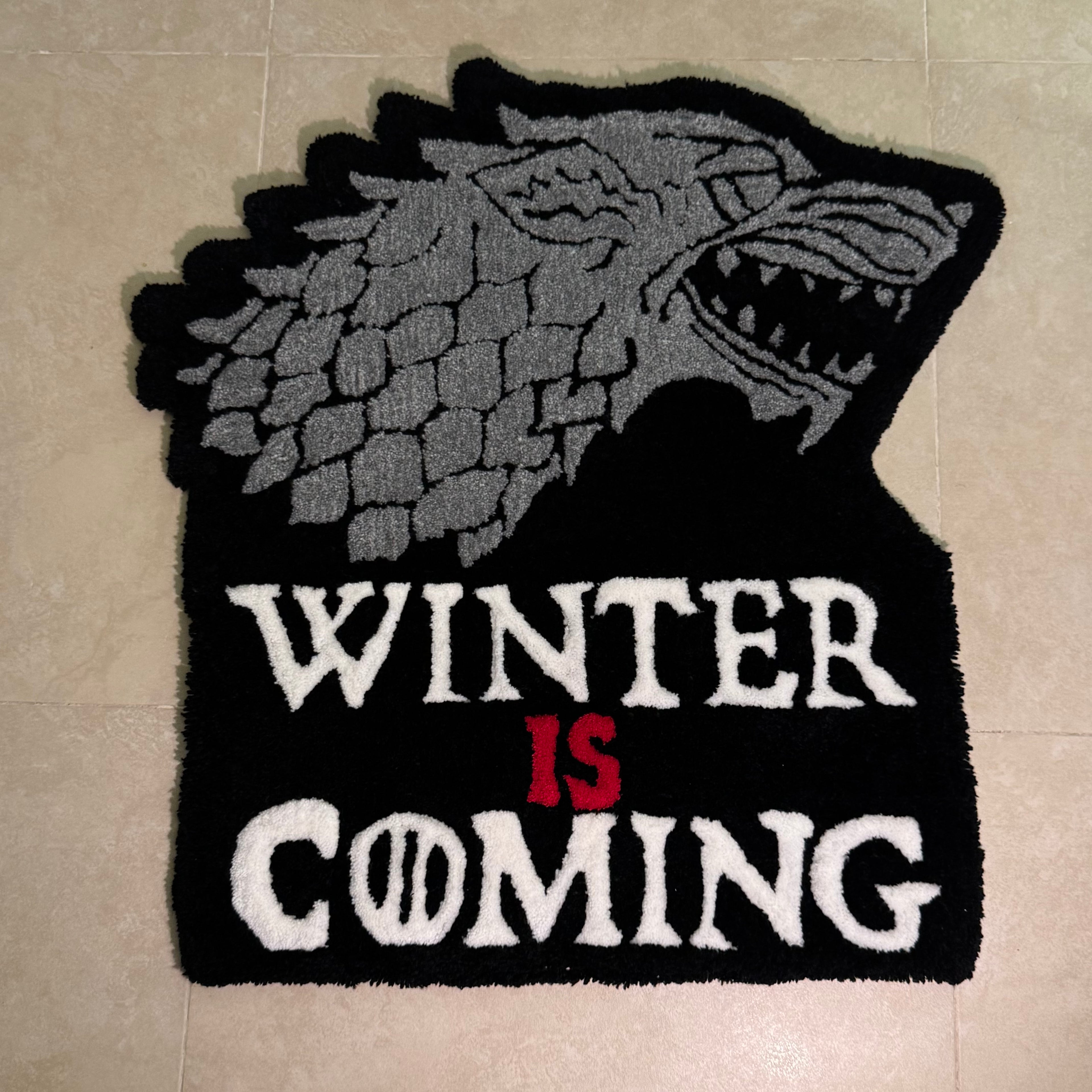 Winter is coming rug